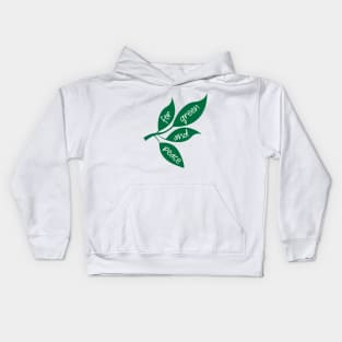 Nature for Green and Peace, Save The Earth from Global Warming Kids Hoodie